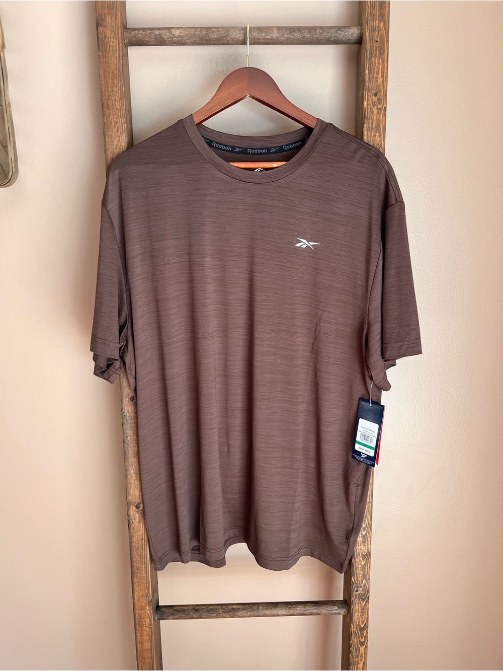 Reebok Men’s Brown Short Sleeve Performance Tee